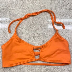 Midori orange bikini top